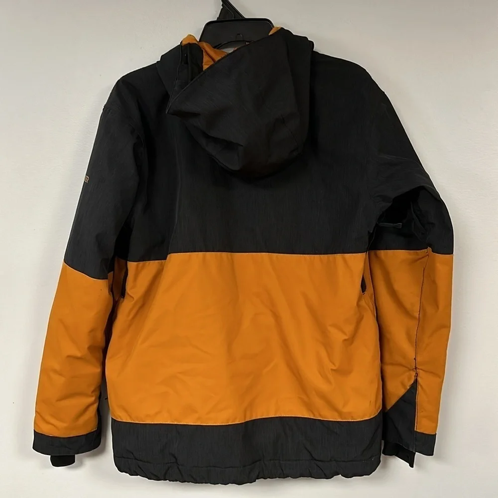 Quicksilver Jacket Youth Large 14 black/ orange Dry Flight Snowboard Ski Winter